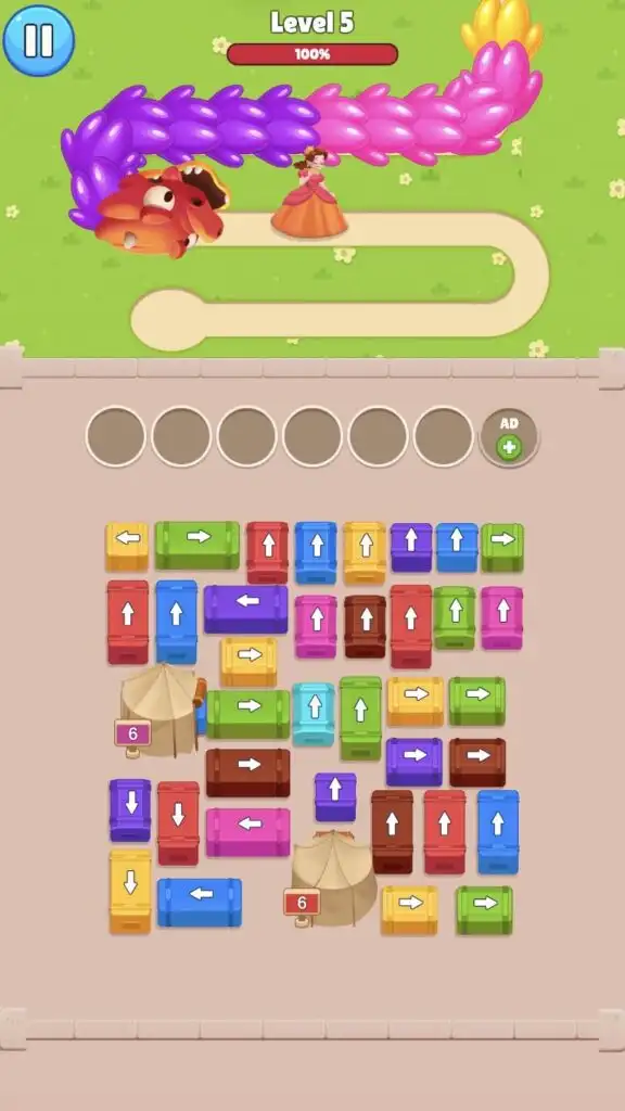 Queen Rescue – Dragon Puzzle SellUnitySourceCode screenshot 4