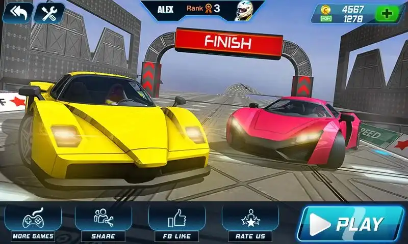 Ramp Car Gear Racing 3D: New SellUnitySourceCode screenshot 4