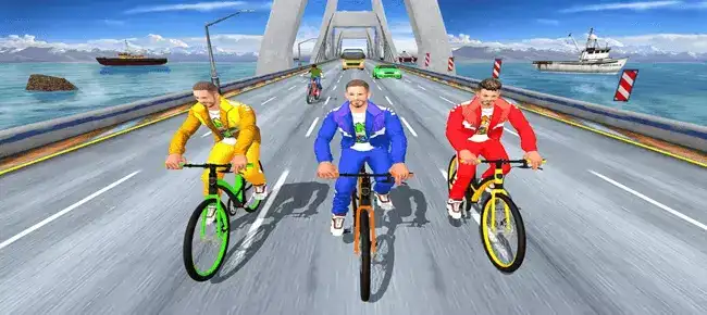 Real Bike Cycle Racing 3D: BMX Bicycle Rider Games SellUnitySourceCode screenshot 3