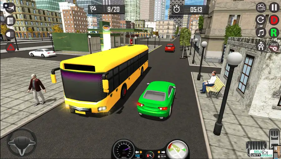 Real Bus Driving 3D – SellUnitySourceCode.com screenshot 2