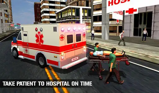 Real City Ambulance Simulator & Rescue 64 Bit SellUnitySourceCode screenshot 3