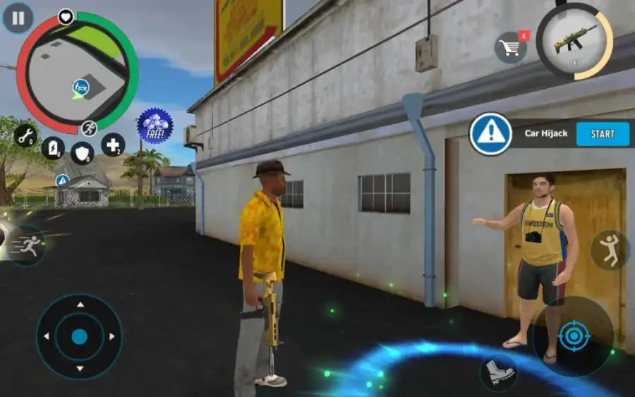 Real Gangster Crime SellUnitySourceCode screenshot 5