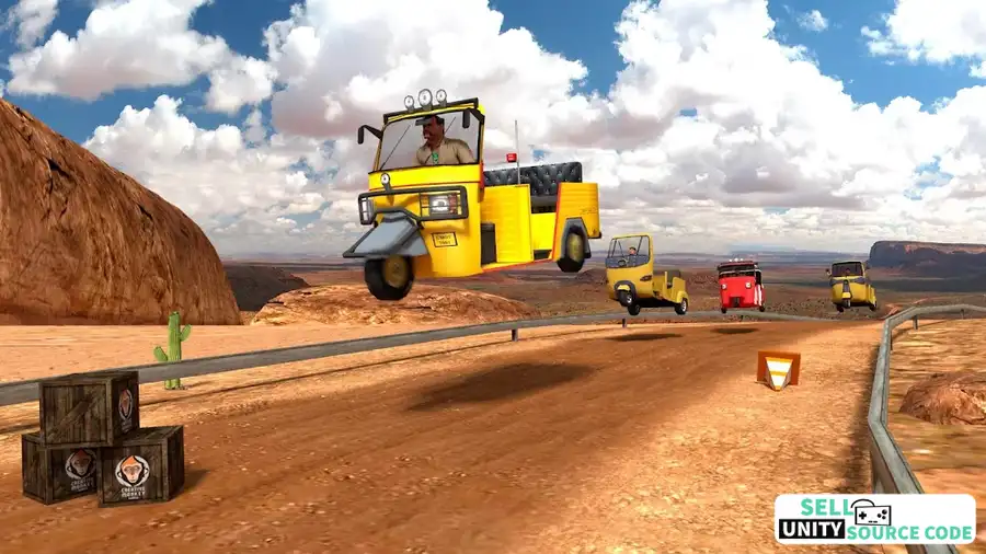 Real Tuk Tuk Racing 2019: Best Auto Rickshaw Racer SellUnitySourceCode screenshot 4
