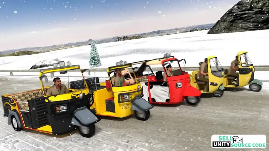 Real Tuk Tuk Racing 2019: Best Auto Rickshaw Racer SellUnitySourceCode screenshot 5
