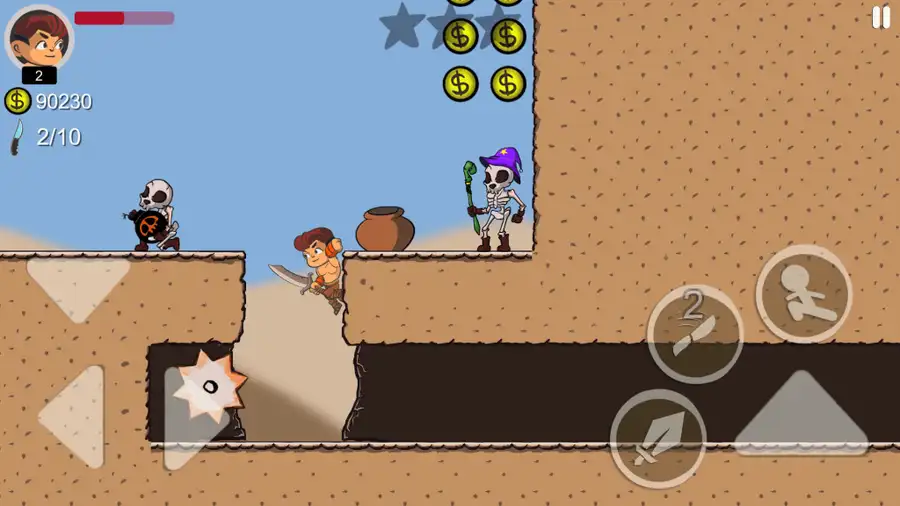 RG Brave Warrior – Platformer 2D Kit SellUnitySourceCode