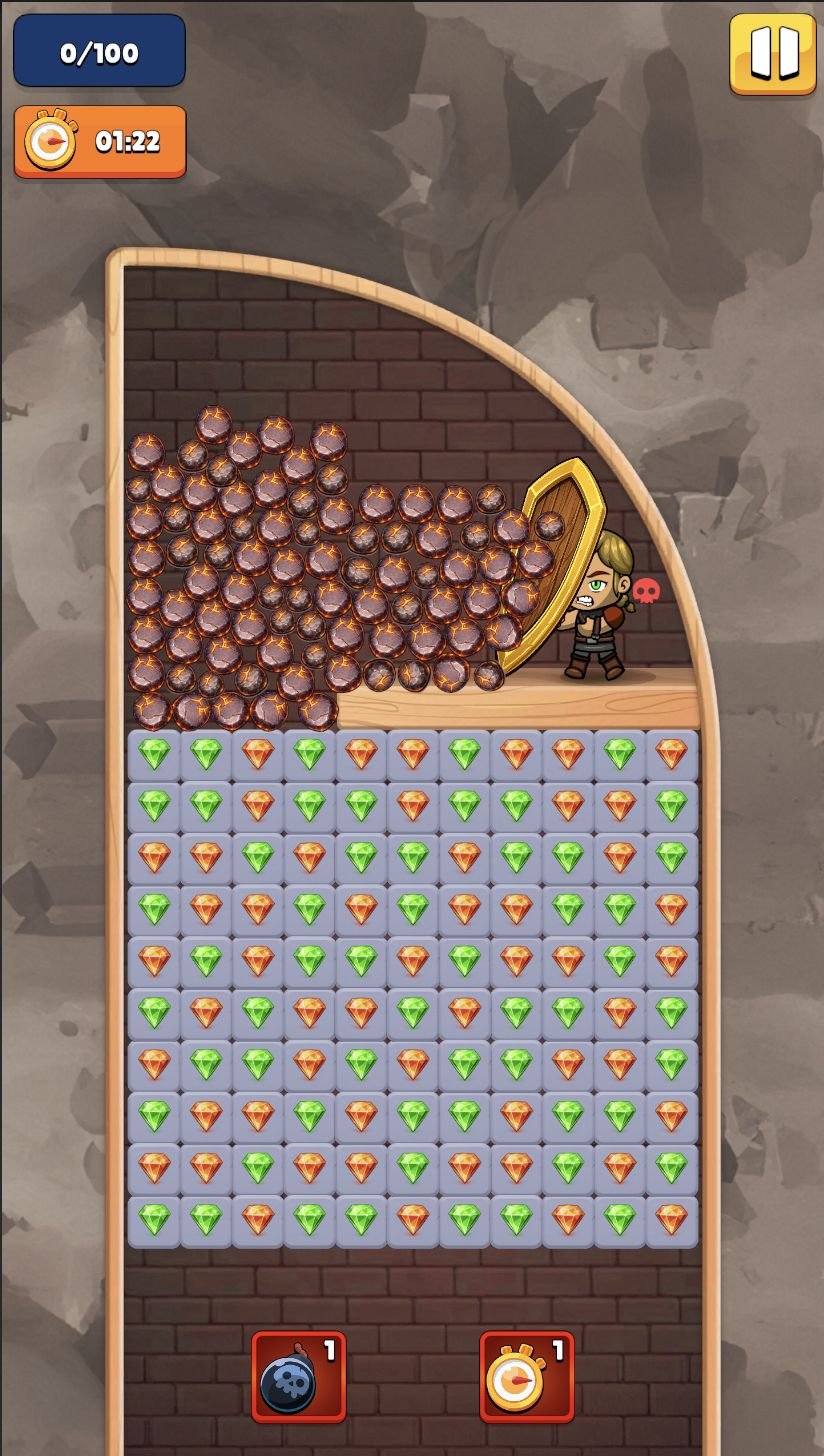 Royal Hero Escape Match 3 – Puzzle Adventure Unity Game screenshot 2