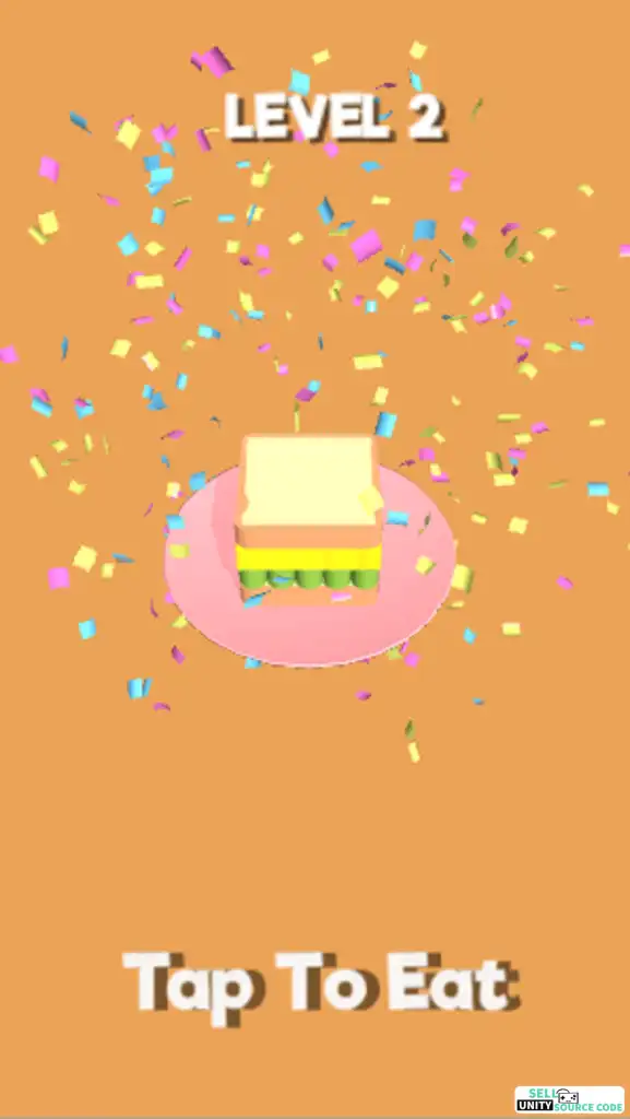 Sandwich Master Hyper Casual Game Template SellUnitySourceCode screenshot 3