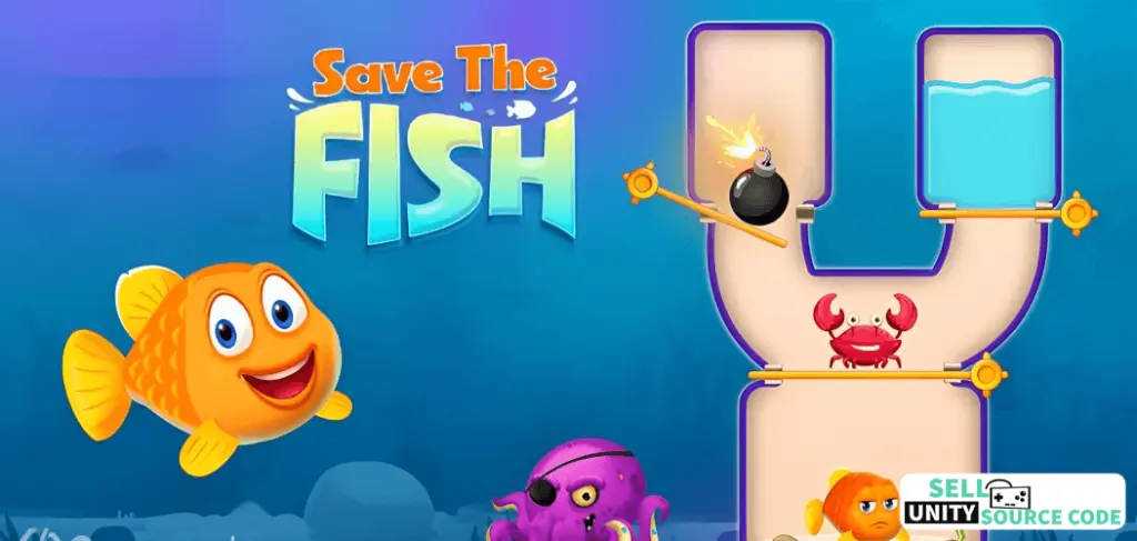 Save the Fish - Unity Game SellUnitySourceCode