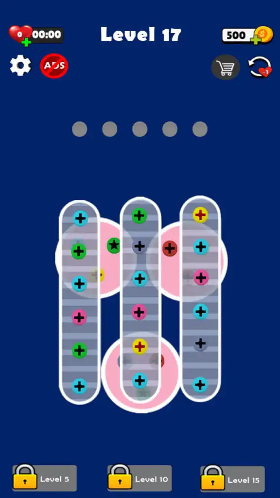 Screw Shift – Nut & Bolts Puzzle Game SellUnitySourceCode screenshot 2