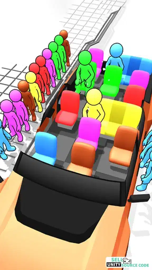 Seat Away – Puzzle game SellUnitySourceCode screenshot 3