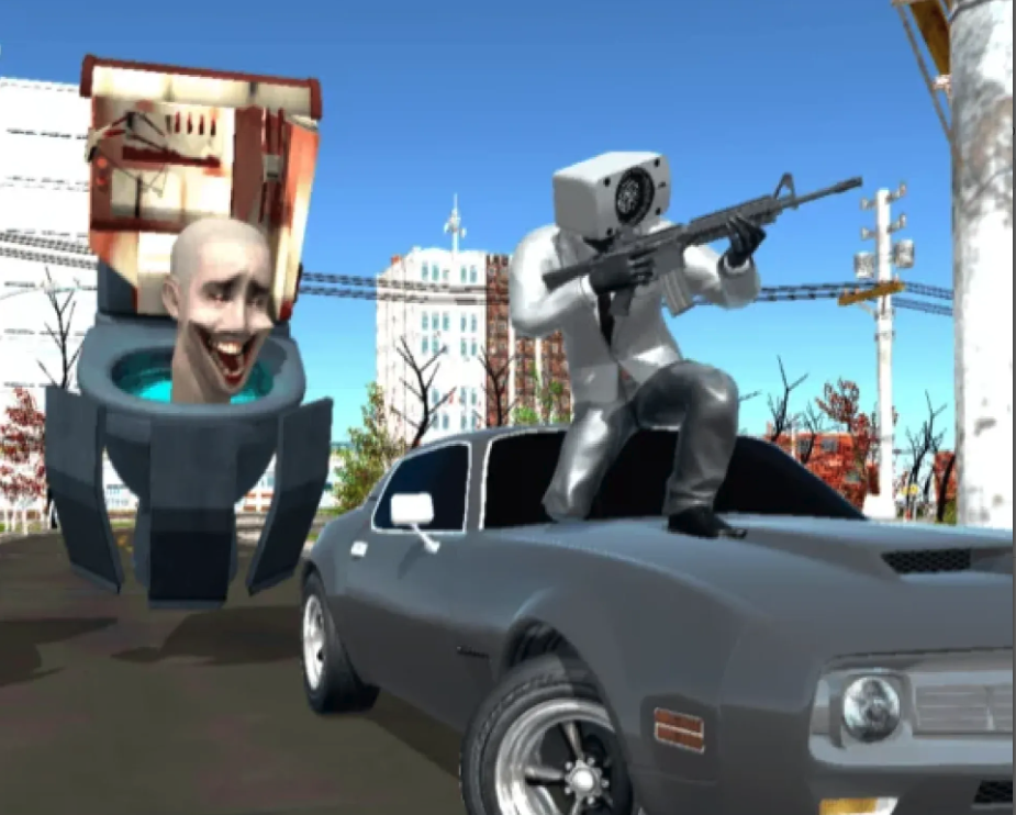 Skibidi Rope Hero screenshot 2