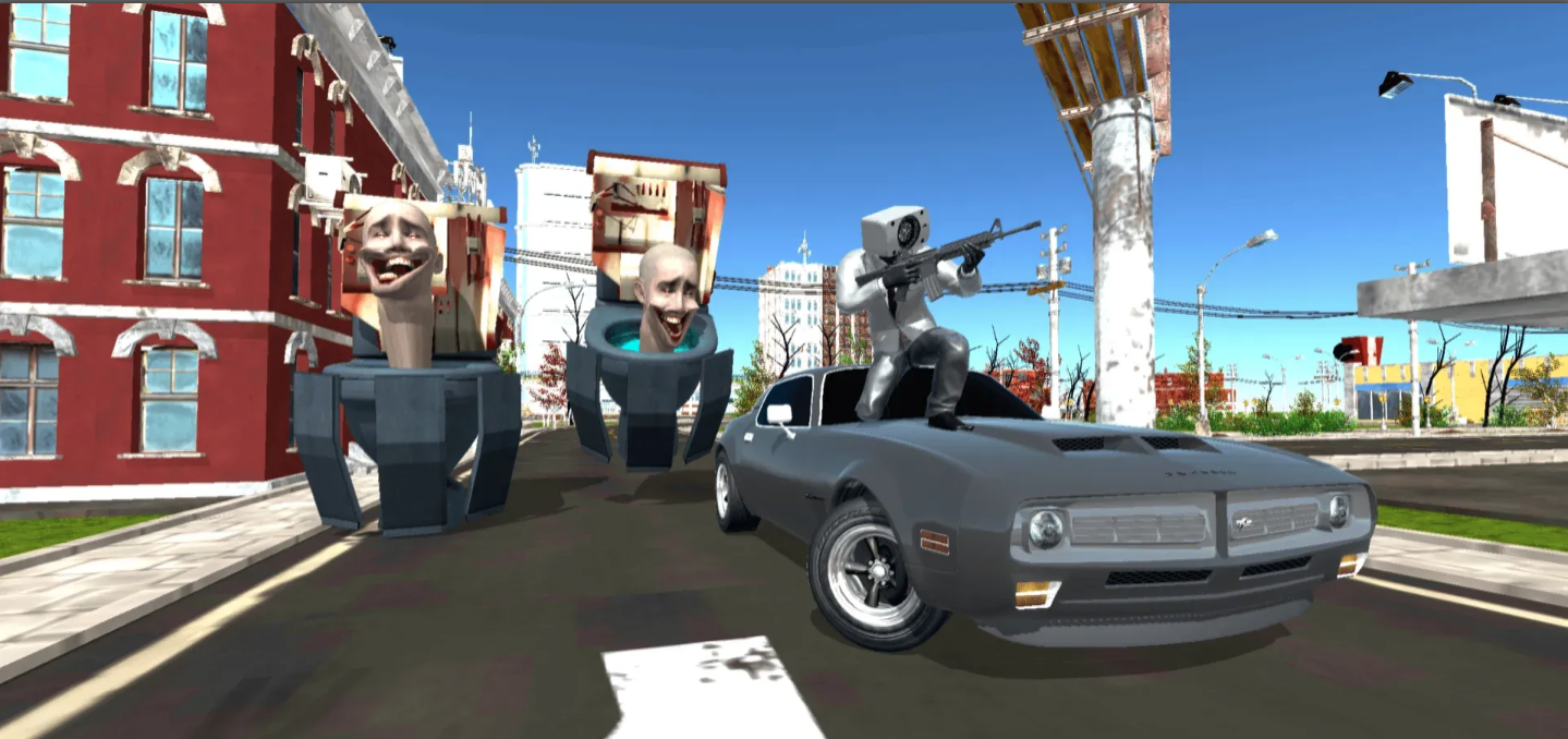 Skibidi Rope Hero screenshot 4