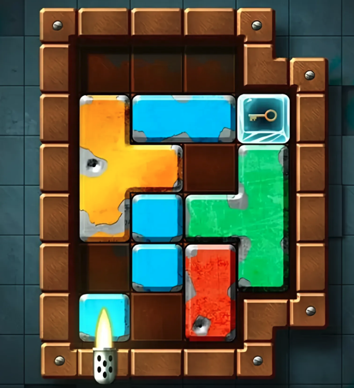 Slide Tetromino Puzzle Game