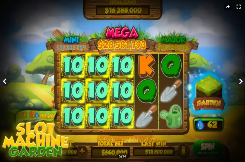 Slot Machine Garden SellUnitySourceCode screenshot 2