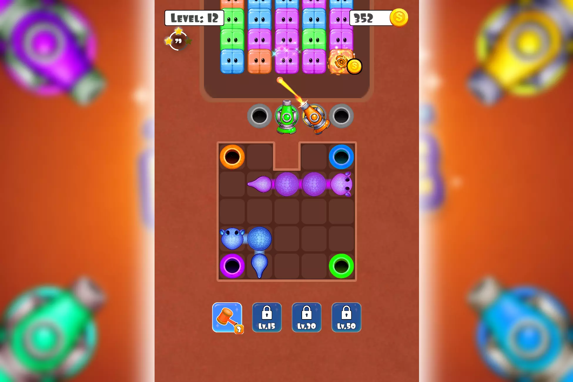 Snake Battle Puzzle – Complete Mobile Game Template screenshot 2