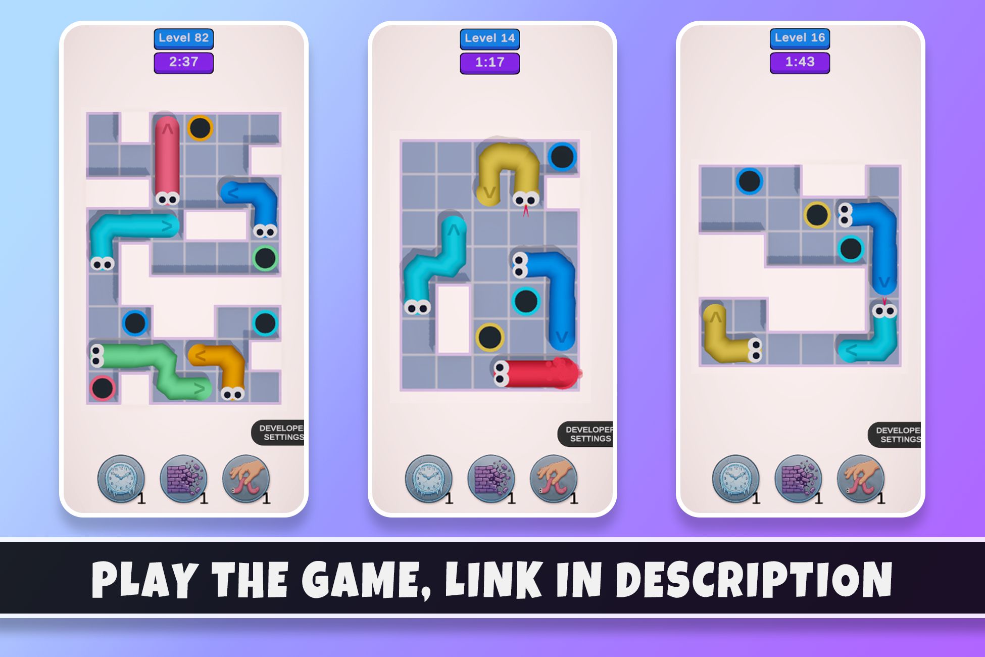 Snake Out | Unity 2D Puzzle Template + Editor screenshot 3