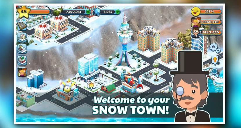 Snow Town - Ice Village City screenshot 2