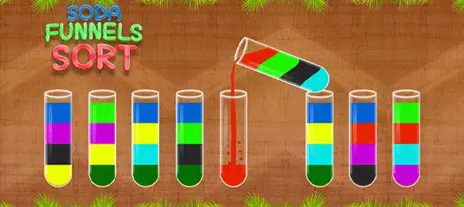 Soda Funnels Sort Puzzle Game SellUnitySourceCode screenshot 2