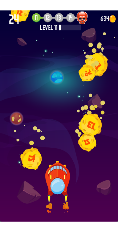 Space Asteroids Shooting Android Game screenshot 3