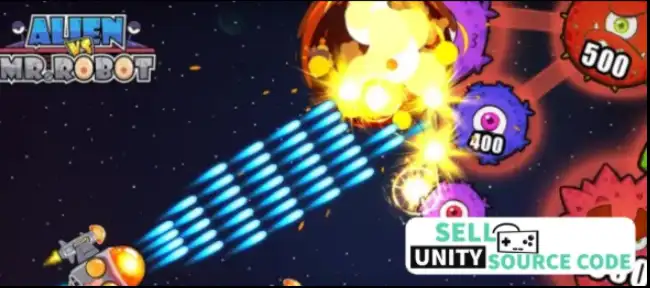 Space Virus War - Shooting Game SellUnitySourceCode 