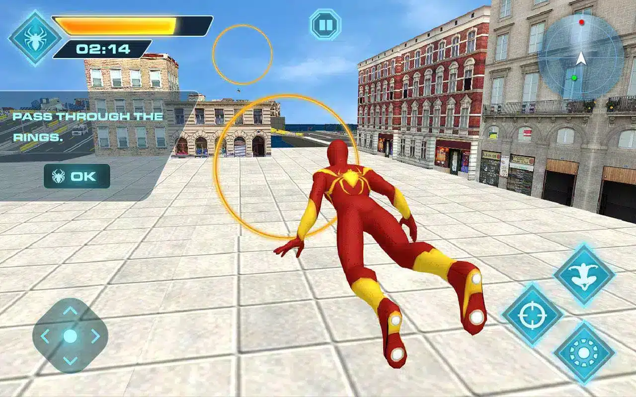 Spider Hero Flying Iron Adventure SellUnitySourceCode screenshot 3