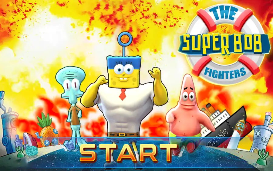 Sponge Battle Fight Bob – 3D Combat Action Game | SellUnitySourceCode screenshot 3