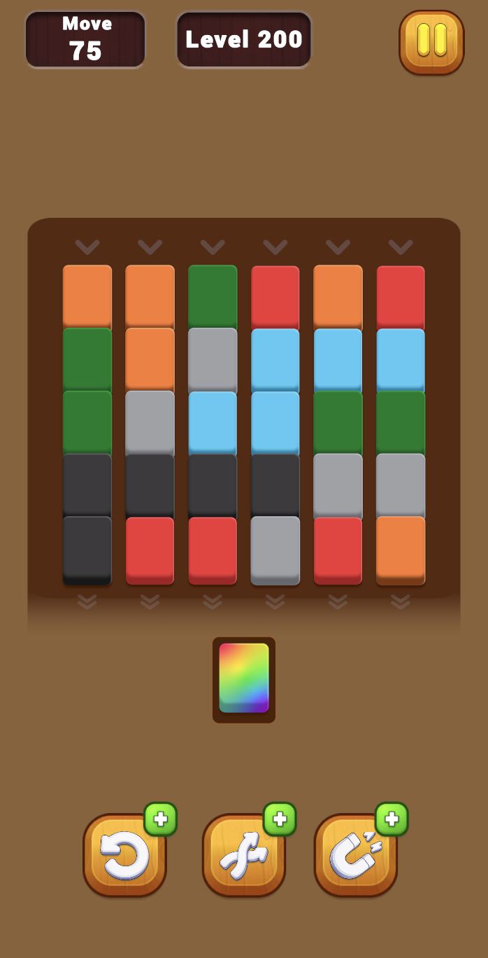 Stack Sort - Unity Puzzle Game with Editor screenshot 2