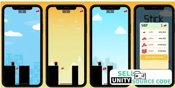 Stick Hero - IOS Game SpriteKit Swift 5 SellUnitySourceCode screenshot 2