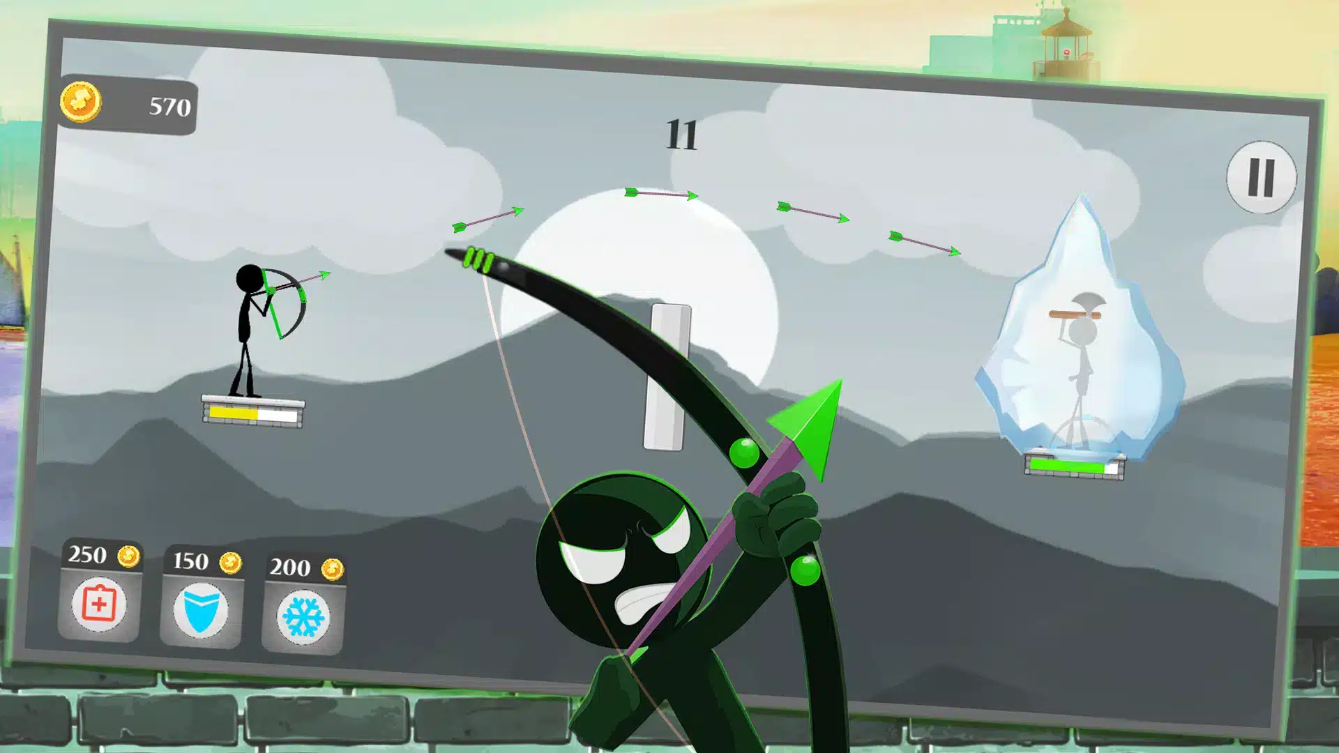 Stickman Archery: Arrow Battle SellUnitySourceCode screenshot 2
