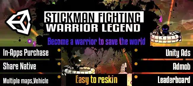 Stickman Shooting- Dead Or Alive SellUnitySourceCode