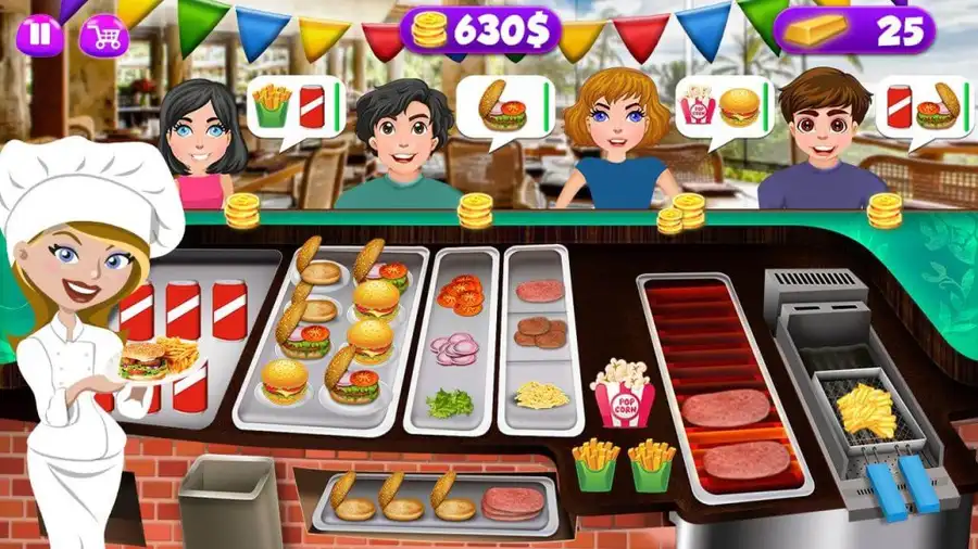 Street Food Cooking Game – Master Chef 64 Bit SellUnitySourceCode screenshot 4