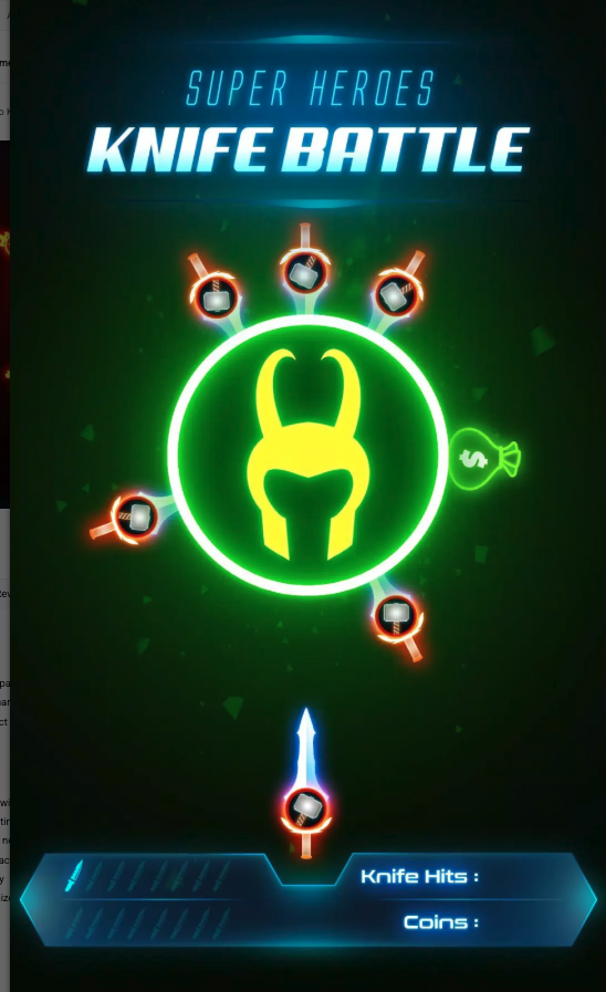 Super Hero Knife Battle screenshot 7