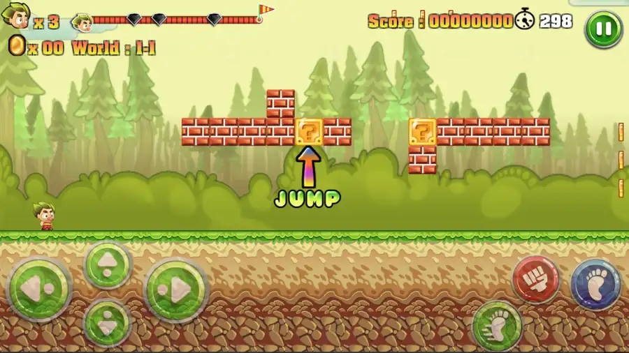 Super Jungle Run Adventure (Mario Style) SellUnitySourceCode screenshot 5