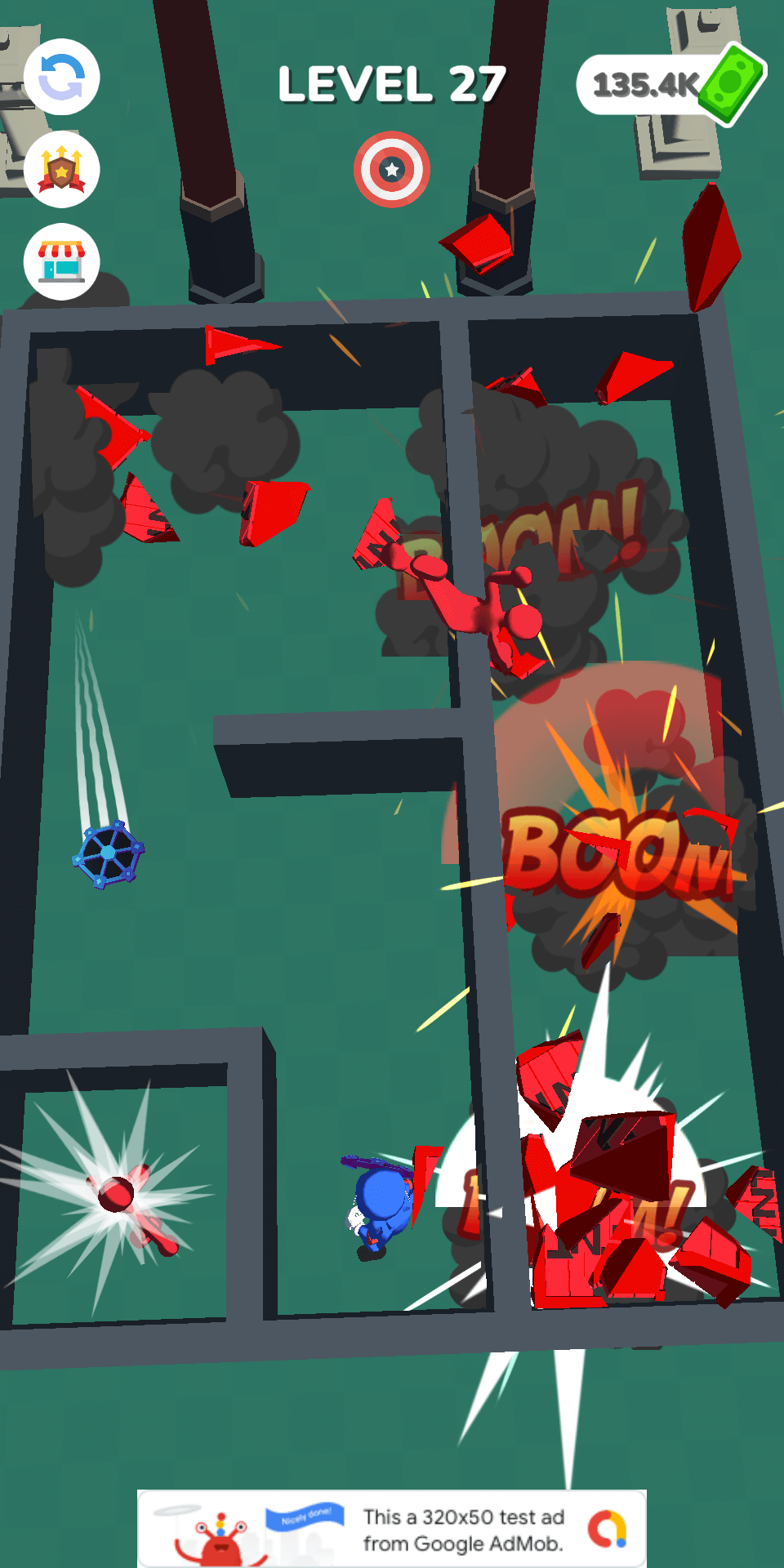 Superhero Battle – Captain Shield – Hyper Casual G SellUnitySourceCode screenshot 4