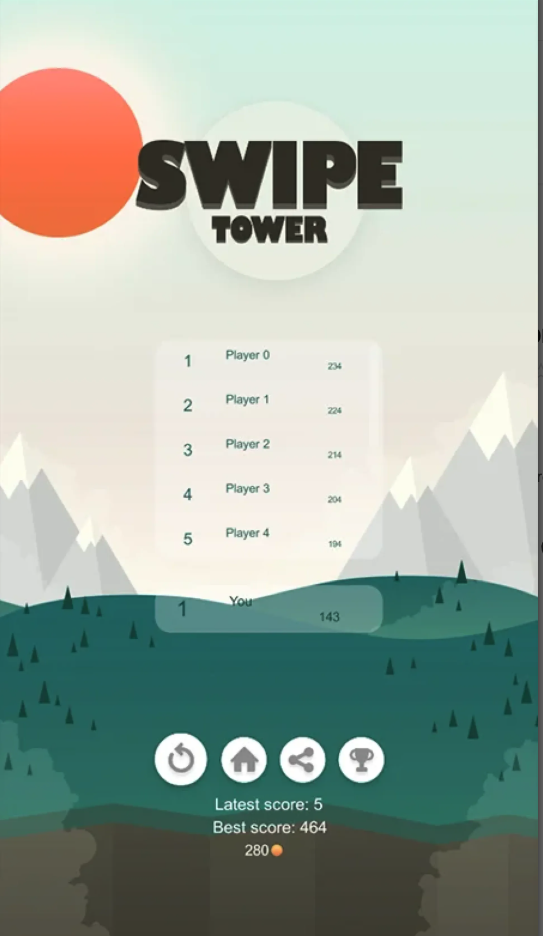 Swipe Tower - Unity project screenshot 3
