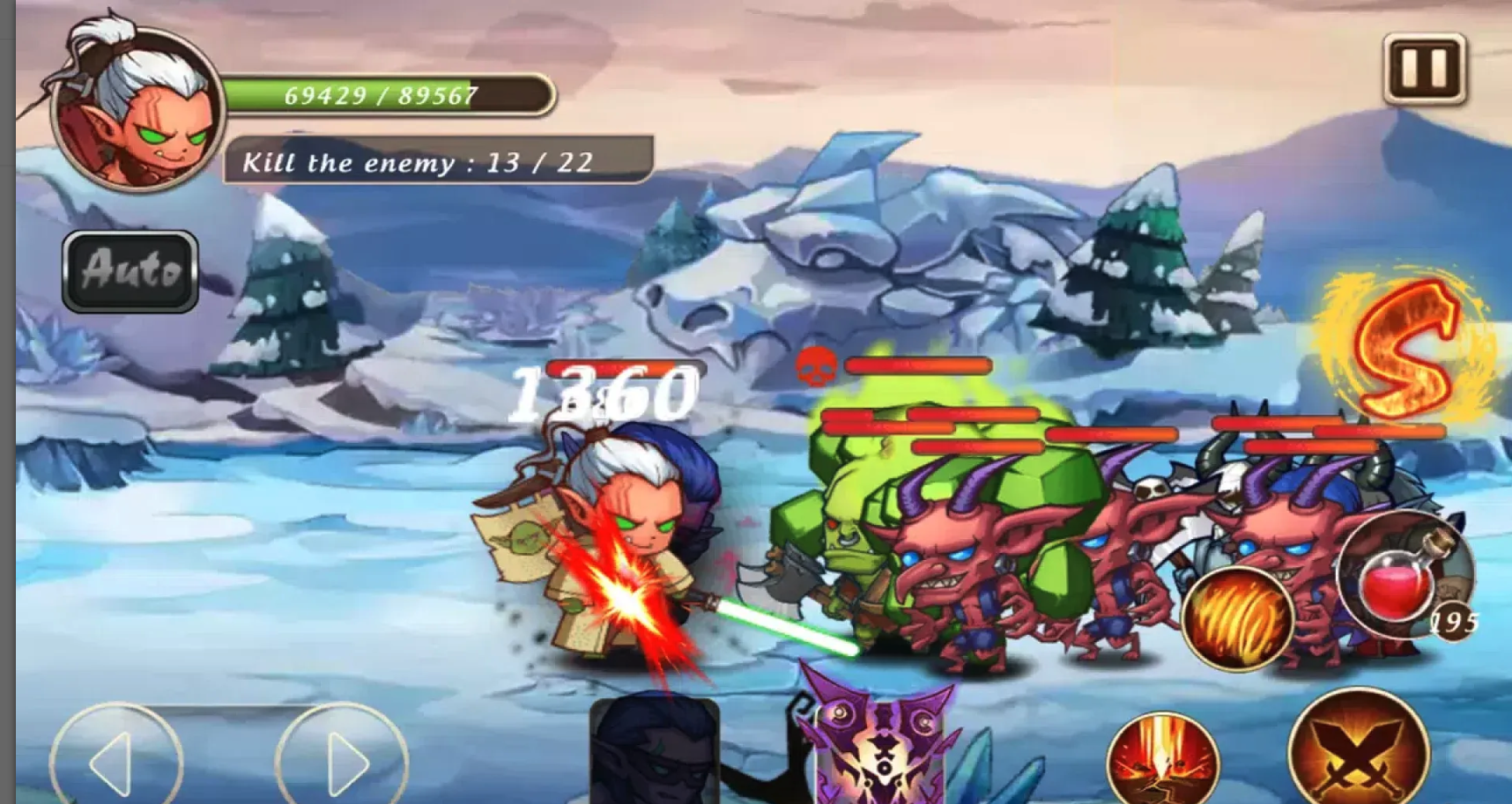 Sword Warrior – Epic Hack &amp; Slash RPG screenshot 2