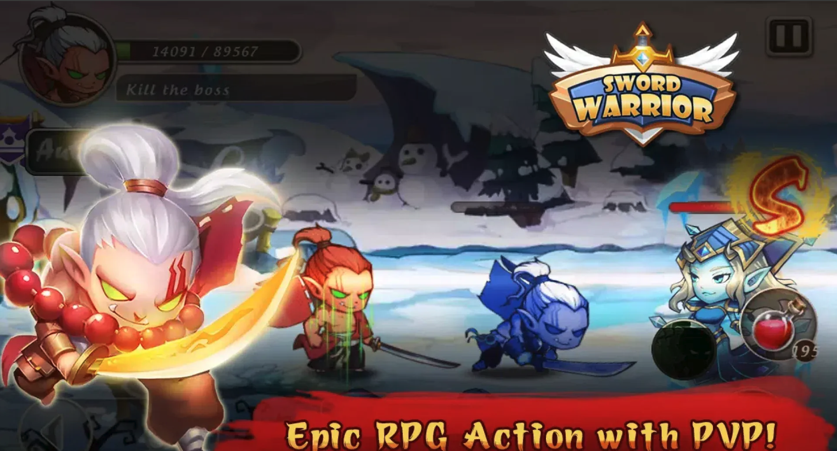 Sword Warrior – Epic Hack &amp; Slash RPG screenshot 4