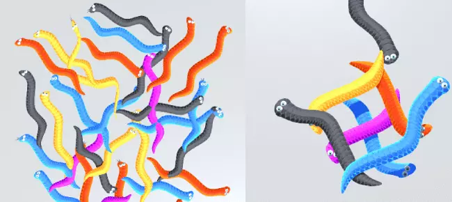 Tangle Snakes Puzzle SellUnitySourceCode