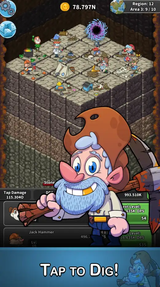 Tap Tap Dig: Idle Clicker Game screenshot 5