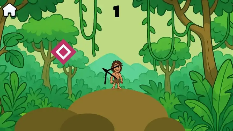 Tarzan Jungle shooter Mobile Game Unity screenshot 3