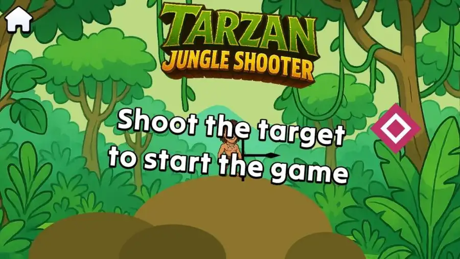 Tarzan Jungle shooter Mobile Game Unity screenshot 4