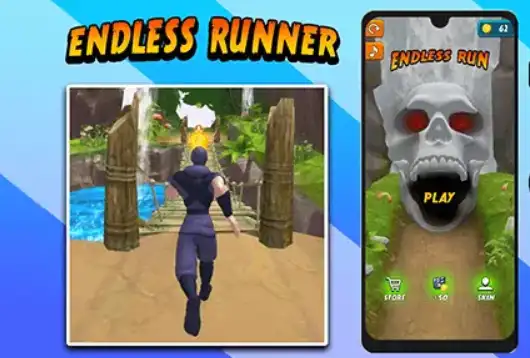 Temple Run Endless Runner Game Unity Source Code screenshot 2
