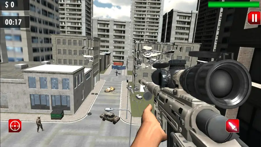 The City Sniper 3D SellUnitySourceCode screenshot 5