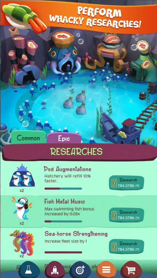 Tiny Shark Idle: Underwater Sushi Empire Tycoon Unity Source Code screenshot 2