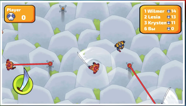 Tongue Hook.io - Ninja Frogs screenshot 3