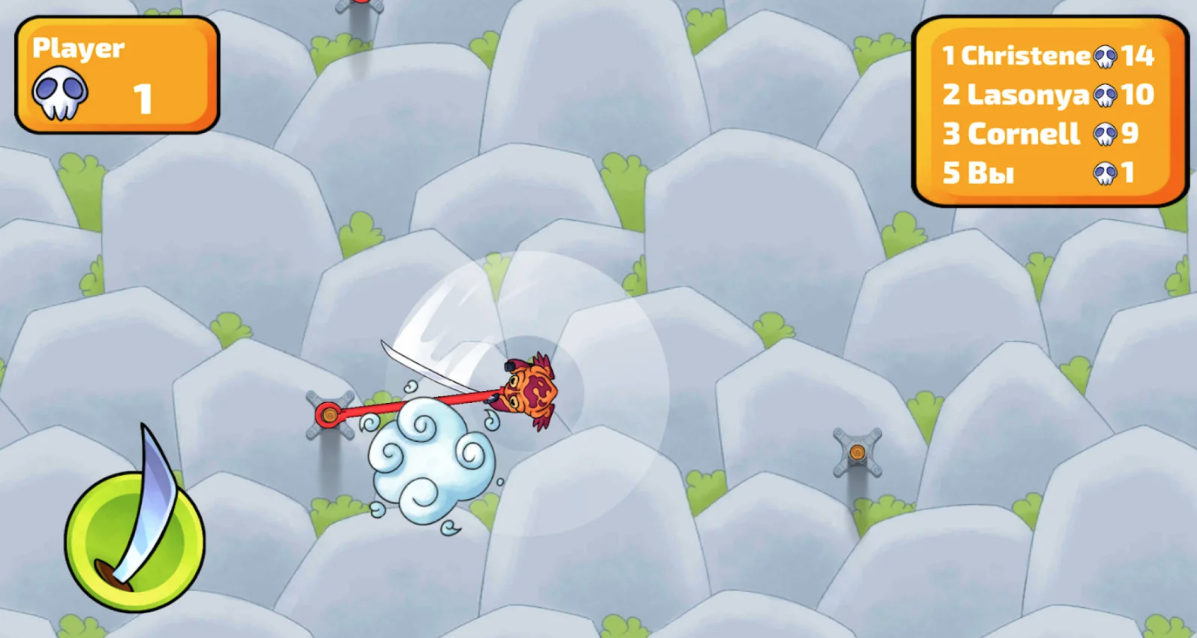 Tongue Hook.io - Ninja Frogs screenshot 5