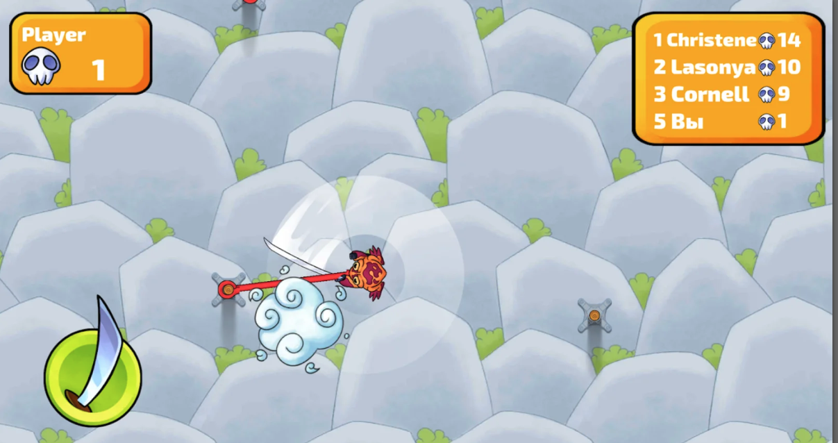 Tongue Hook.io - Ninja Frogs screenshot 8