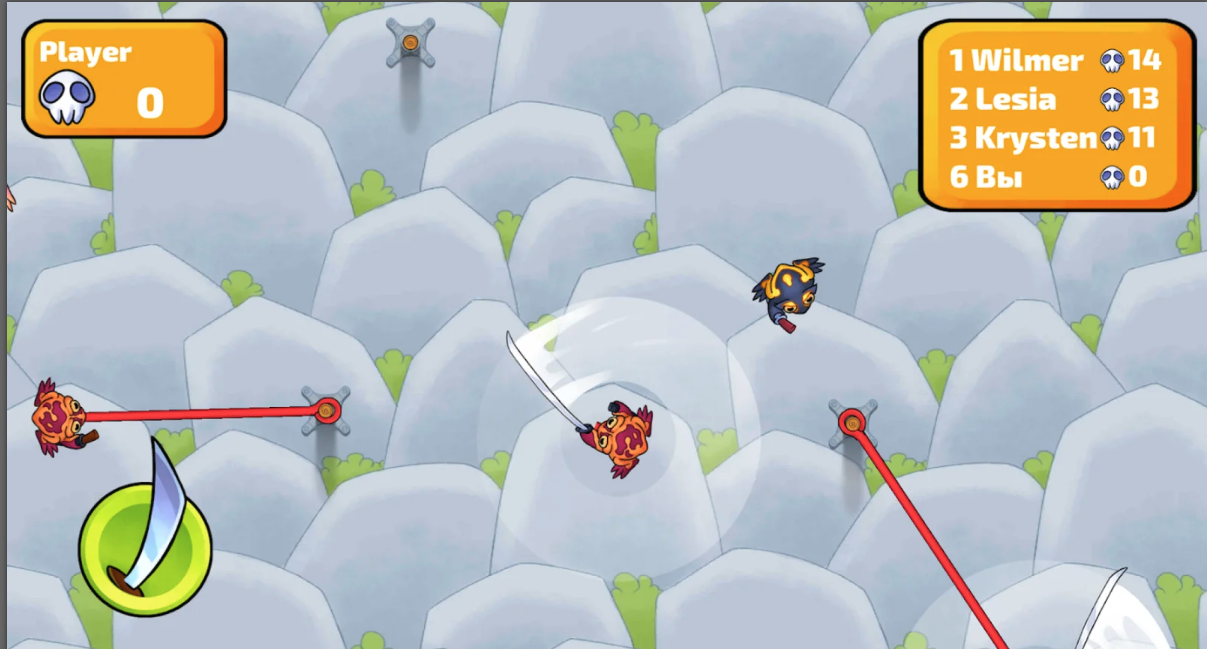 Tongue Hook.io - Ninja Frogs screenshot 9