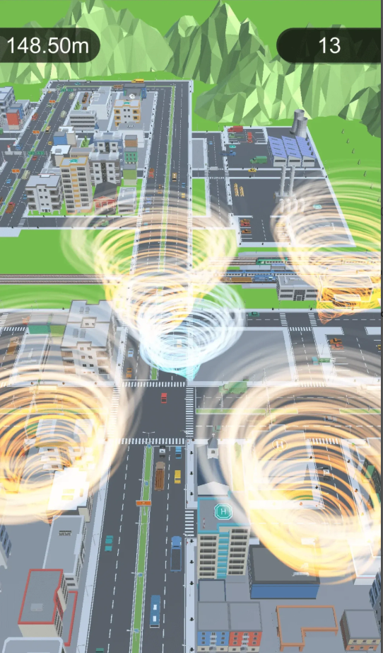 Tornado Unity Source Code – Addictive City Survival Arcade G screenshot 3