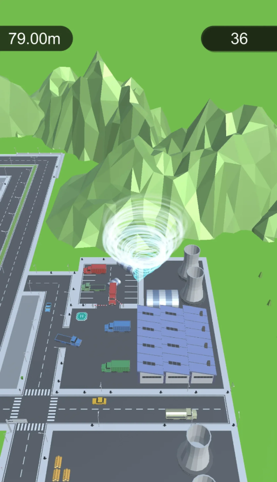 Tornado Unity Source Code – Addictive City Survival Arcade G screenshot 4